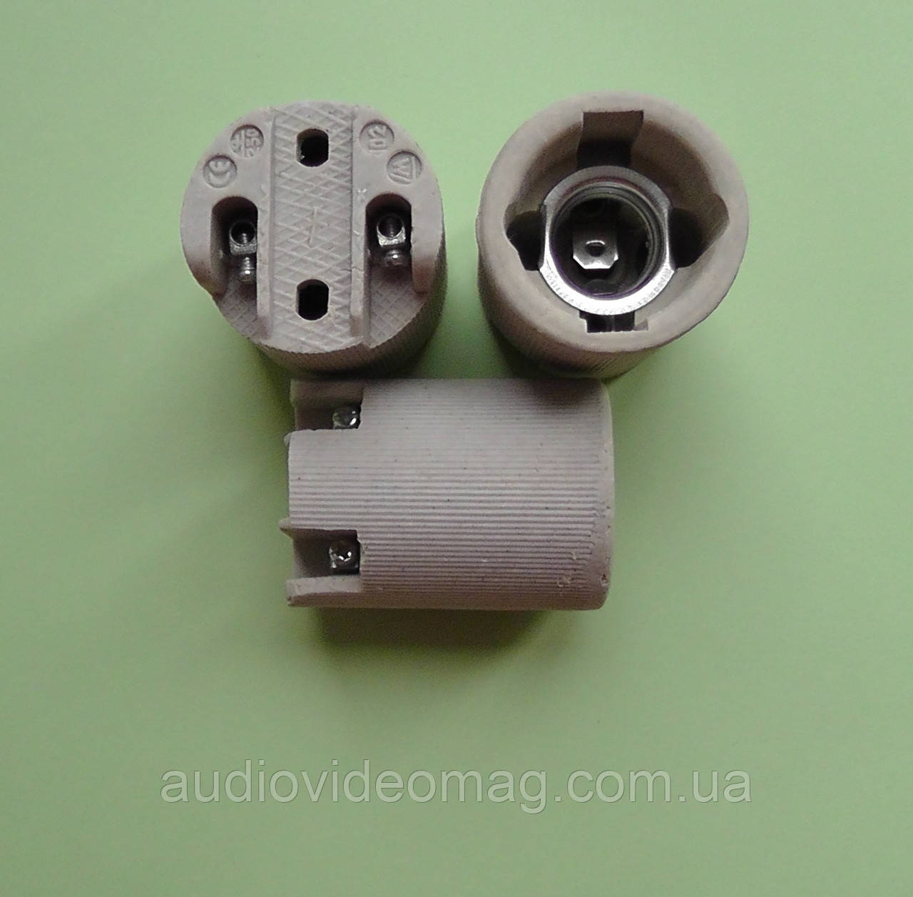 Патрон керамічний для ламп з цоколем Е14 (міньйон), фото 1