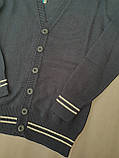 Кардиган вовняний синій Hope на хлопчиків 116,128,140,152,164 зросту, фото 3