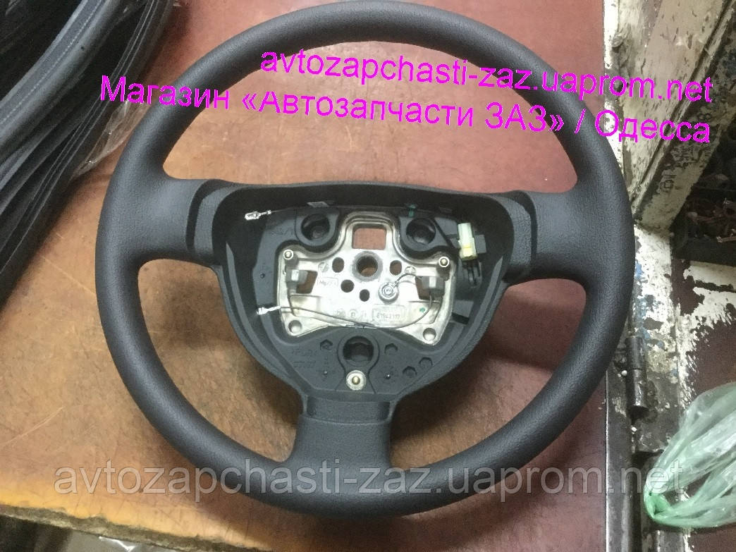 TF69YP.3402014 Колесо рулевое Ланос Шанс, Вида на 3 спицы под шильдик ...