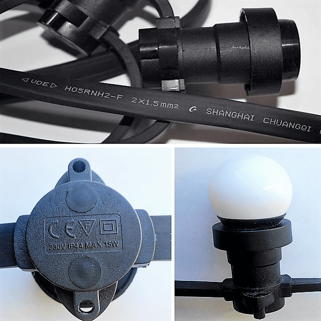 Уличная Ретро Гирлянды Belt Light из LED Ламп Е27 фото гирлянда из ламп+уличная