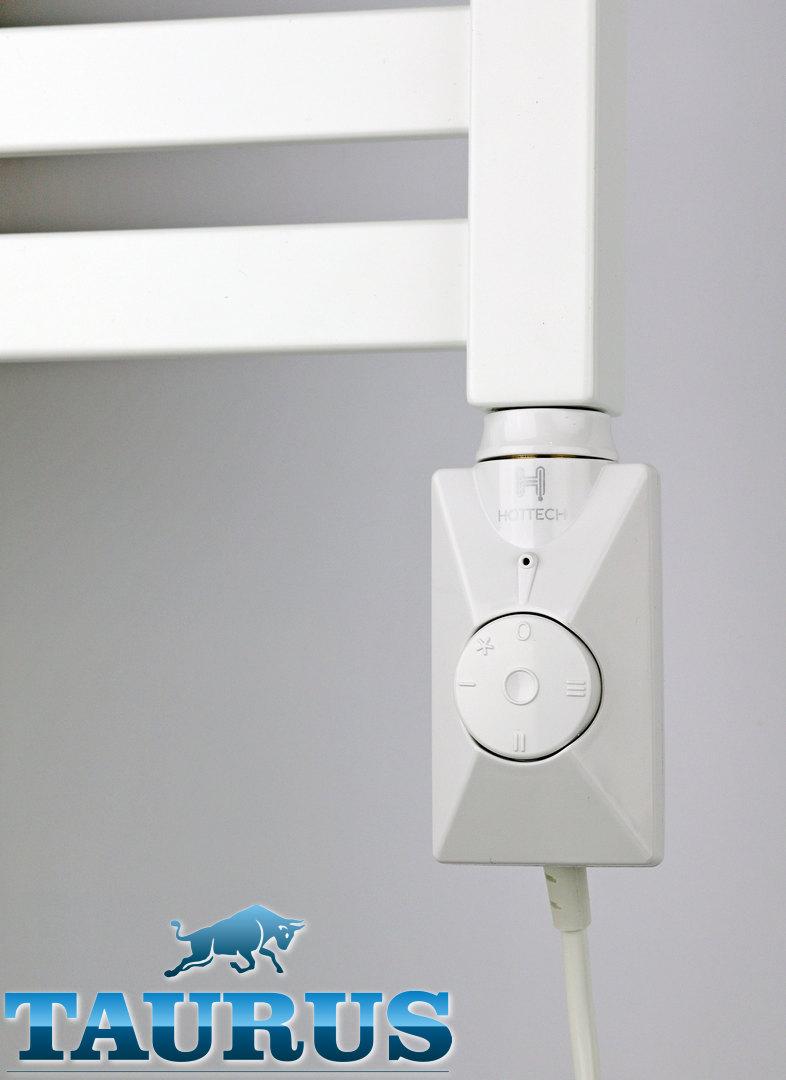 ЕлектроТЕН білий Hottech Volcano white: регулятор 20-65С + таймер 1-3 год + LED + контроль води; Польща 1/2', фото 1