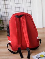 Шкільний тканинний рюкзак із написом Hello, фото 3