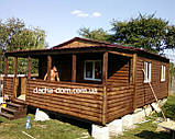 Дачні, садові, каркасні будиночки з терасою, фото 7
