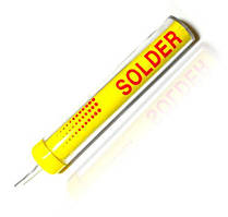 Олово в колбі 1 мм 15 г (припій) GAV883