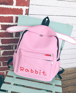 Тканинний рюкзак із вушками Кролика Rabbit, фото 1