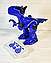 Інтерактивний Динозавр 2629-T15A на радіокеруванні, 30 см, акумулятор, синій, фото 2
