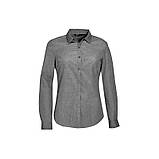 Сорочка жіноча з попліну меланж з довгим рукавом, фото 6