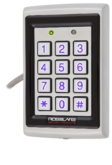 Контролер ROSSLARE AYC-Q64B автономний зовнішній код + карта EM-MARINE_125Khz з підсвічуванням (Ізраїль), фото 1