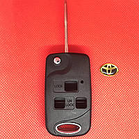 Корпус выкидного ключа для Toyota (Тойота) 3 кнопки TOY40 для переделки