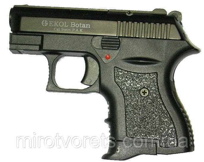 Стартовий пістолет EKOL Botan чорний (сигнальний шумовий), фото 1