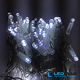 Світлодіодна гірлянда нитка DELUX String Flash 10м 100 LED Білий/Прозорий, фото 3
