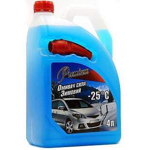 Омивач скла зимовий -25°C (з лійкою) TM Premium 4 л