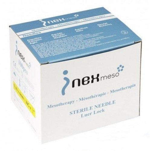 Голки для ін'єкцій мезотерапії INex meso 30G*6 100 шт/уп