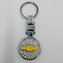 Брелок для ключів із логотипом автомобіля Chevrolet і стразами