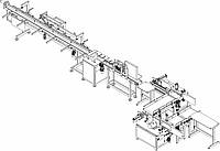 Полуавтоматическая линия для сращивания древесины по длине NASTO WSL-4650