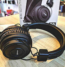 Bluetooth-навушники з мікрофоном Sonic Sound BE-20 чорні, фото 3
