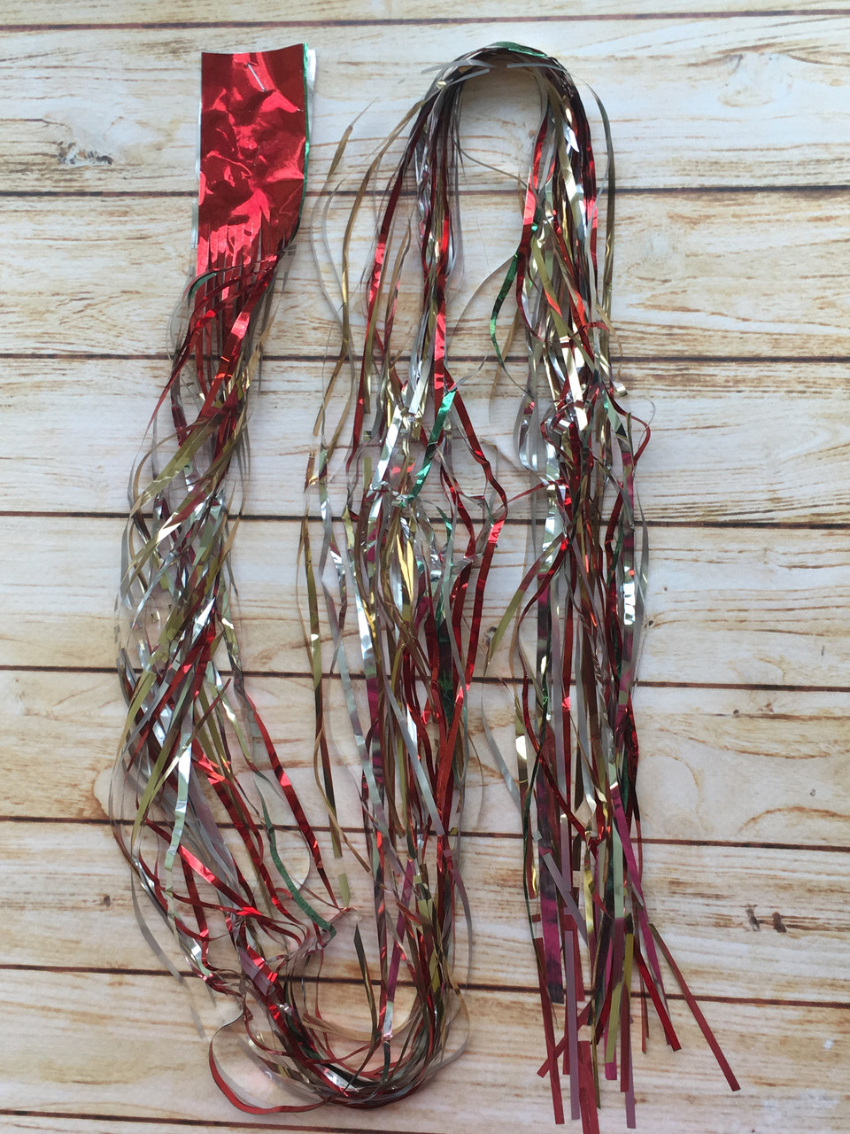 🔥 Вау! Різнобарвний Новорічний різаний дощик 1,2 м, голографічний