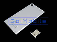 Задняя крышка для Xiaomi Mi 3, серебристая, TD-SCDMA, GSM