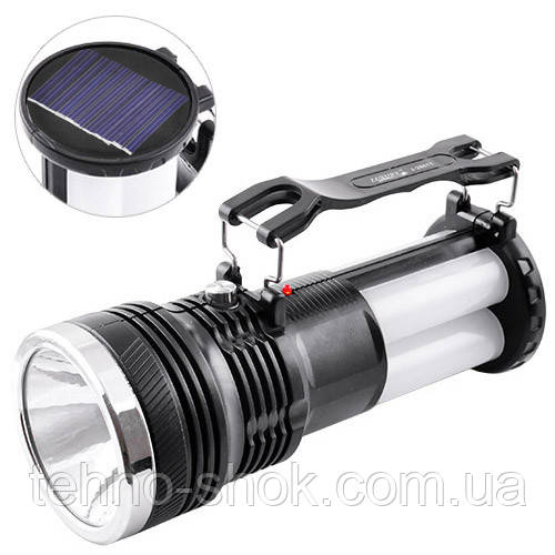 Ліхтар переносний Luxury 2881 T, 1W+16SMD, сонячна батарея, ЗУ 220V, вбудований акумулятор (Yajia)