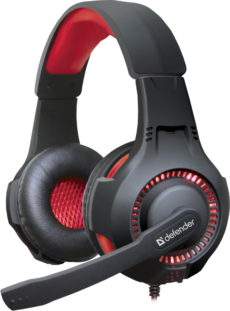 Ігрова гарнітура Defender Warhead G-450 USB, підсвітка, кабель 2,3 м