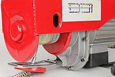Тельфер електричний Euro Craft HJ203, 2000 Вт, 12м, 250/500kg, фото 3