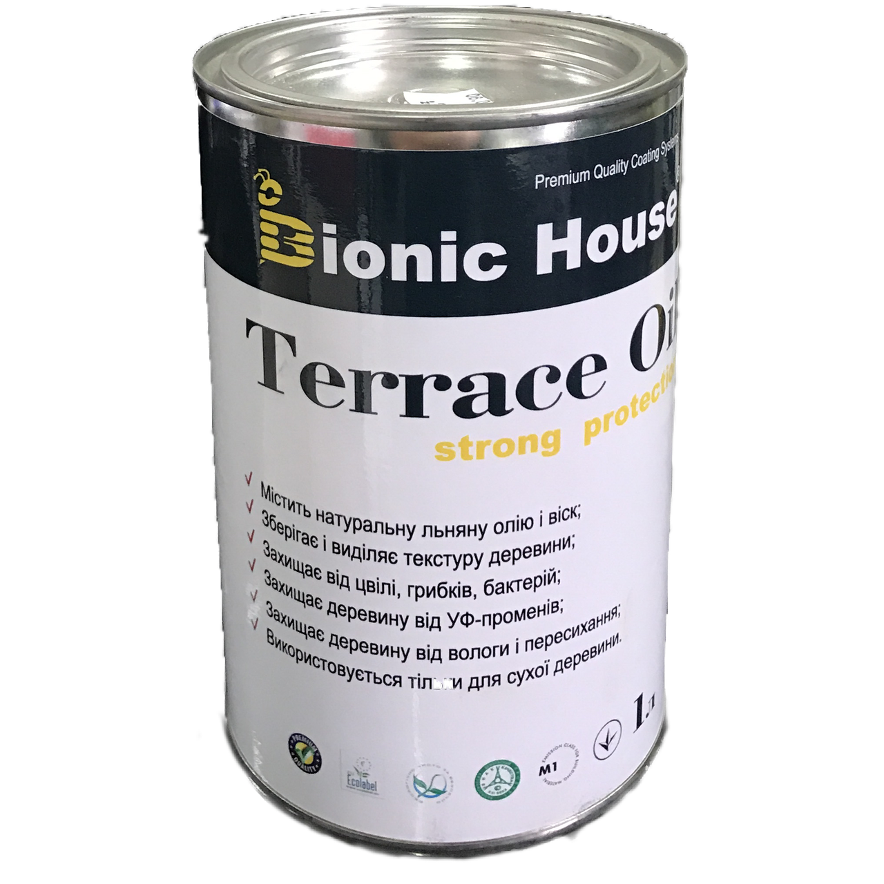 Олія для терас BIONIC HOUSE TERRACE OIL STRONG (БІОНІК ХАУС) 1л