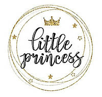 Панелька из сатина размером 32*32 см "Little princess"