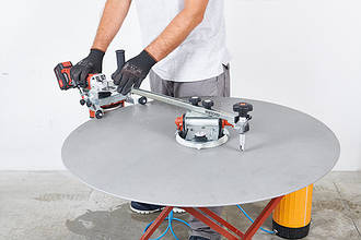 MOTOKOMPASS.Інструмент для шліфування кіл без шліфування. Без фрези. З щипцями 3-6 мм. M14