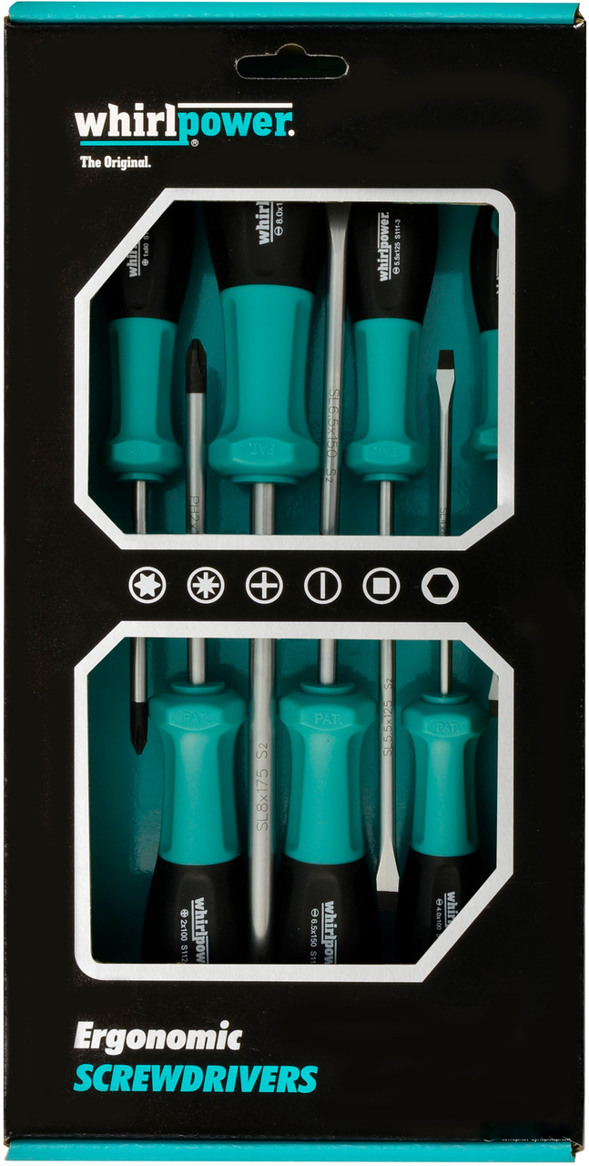 Набір викруток WHIRLPOWER S11-1007 SL/PH (7 предметів)