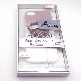 Чохол Avatti Pattern Ultra Thin TPU Case для iPhone 5/5S