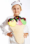 Дитячий карнавальний костюм Морозиво на зріст 110-120 см, фото 2