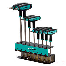 Набір ключів кутових WHIRLPOWER 151-1108 з Т-подібною ручкою "Torx" T10-T50 (8 предметів)