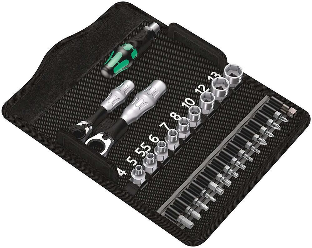 Набір інструменту Wera 24074 1/4" Kraftform Kompakt Zyklop Mini 2 (27 предметів)