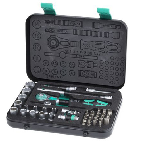 Набір інструменту Wera 24272 Zyklop Speed 1/4" (42 предмета)