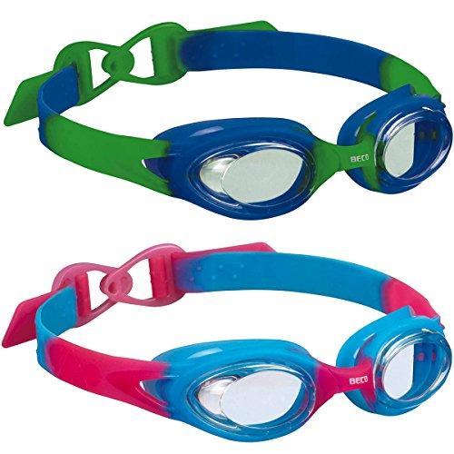 Окуляри для плавання дитячі Becco Accra 9950 4+ (Сині, рожеві)