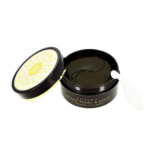 Гідрогелеві патчі під очі з чорним перлами Esfolio Re: ofe Luxury Black Pearl & Gold Hydrogel Eye Patch 60ш, фото 1