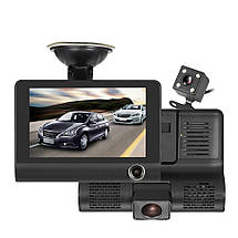 Реєстратор із 3 камерами Авто DVR WDR Full HD 1080P, фото 2