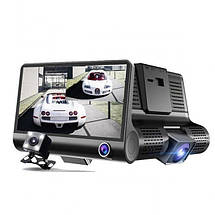 Реєстратор із 3 камерами Авто DVR WDR Full HD 1080P, фото 3