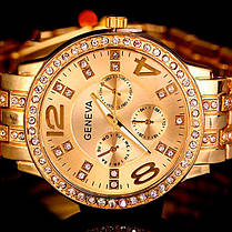 Geneva Жіночий годинник Geneva Gold, фото 4