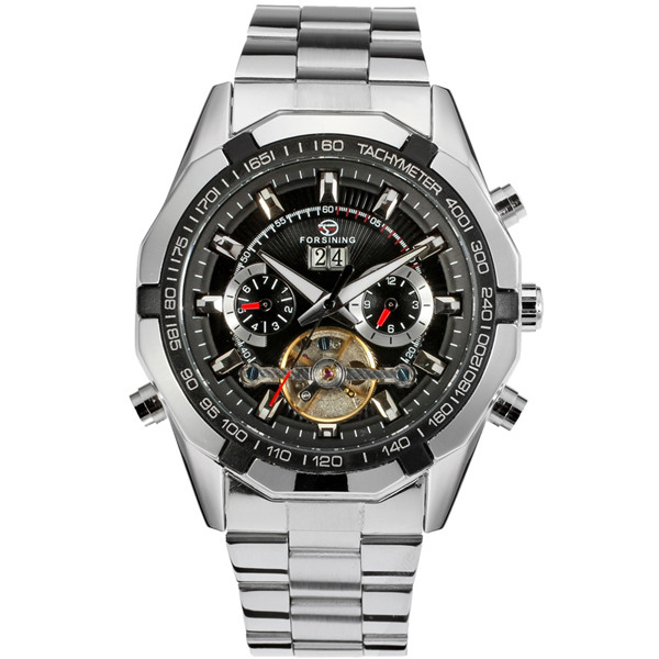 Forsining  Чоловічий годинник Forsining Texas Silver 1047