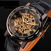 Winner Чоловічий годинник скелетон механические Winner Chocolate 7231, фото 5