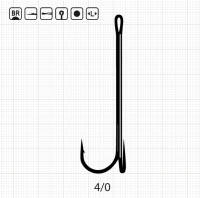 Двійник Scorpion EX LONG SHANK DOUBLE / 4/0 BR (100 шт. уп.)