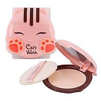 Компактна матувальна очисна пудра Tony Moly Cat's Wink Clear Pact #2 11 г