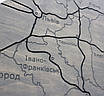 Карта України з фанери Автодороги, фото 4