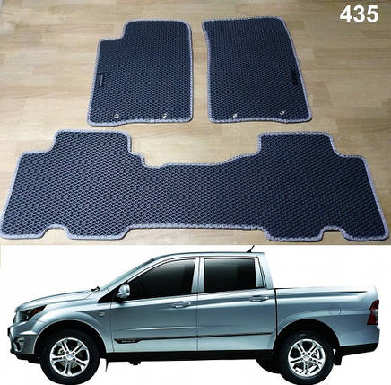 Килимки ЄВА в салон Ssangyong Actyon Sports '12-, фото 2