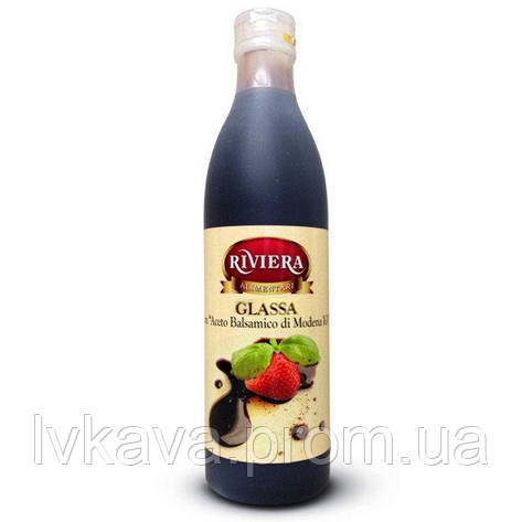 Соус-крем бальзамічний  Riviera Glassa con Aceto Balsamico di Modena IGP, 500 мл, фото 2