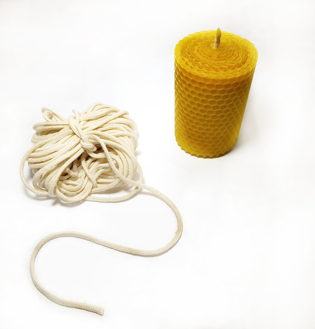 Фитиль свечной плетеный диаметр 3 мм цена за 1 метр от производителя апимаг апімаг apimag