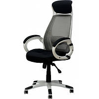 Крісло для керівника Briz black/white E0451