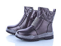 Якісні зимові черевики для дівчинки бренду M. L. V. (р. 27-32)