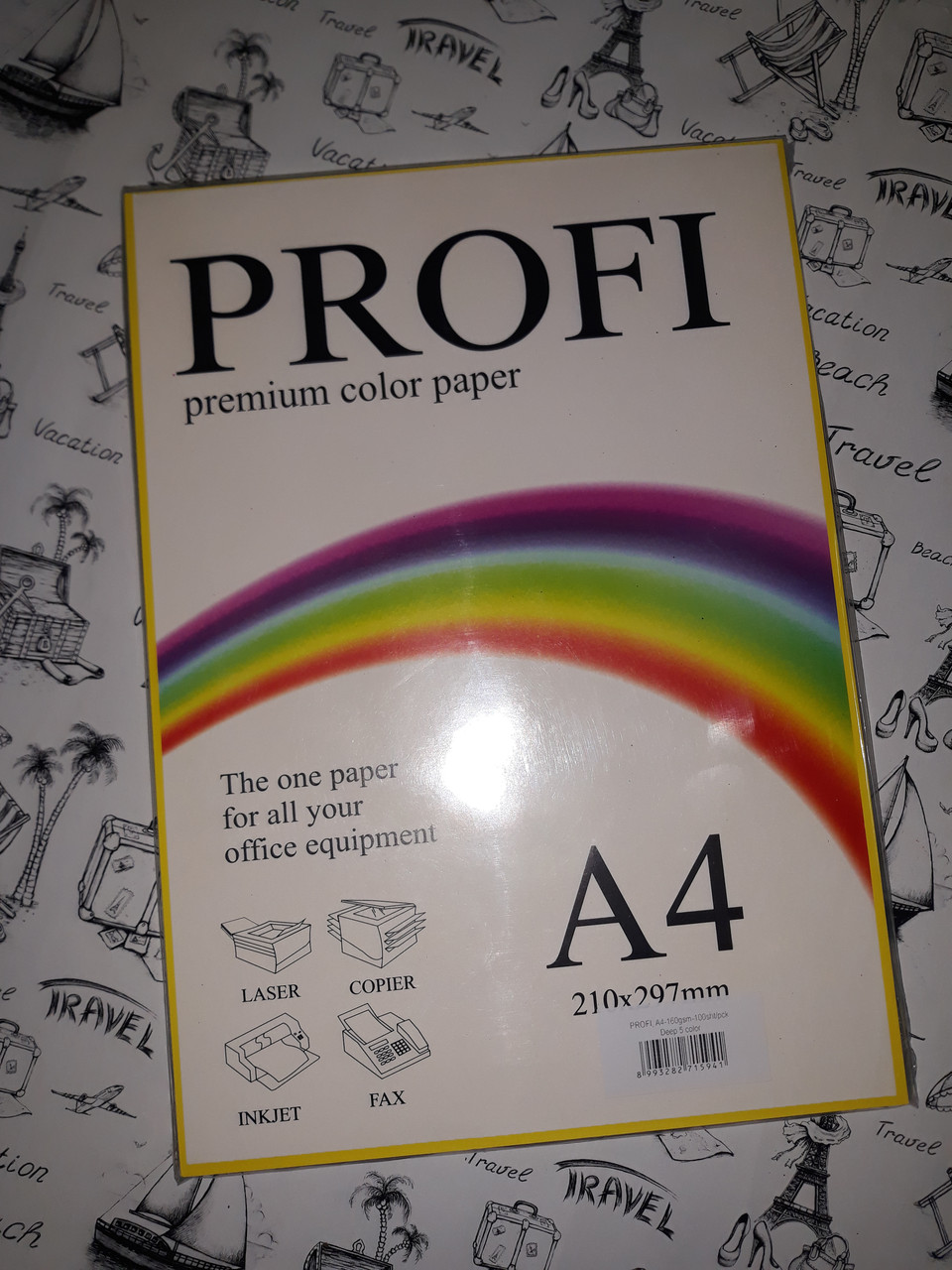 Картон кольоровий принтер А4 Profi PREMIUM 160 мкн 210*297 мм